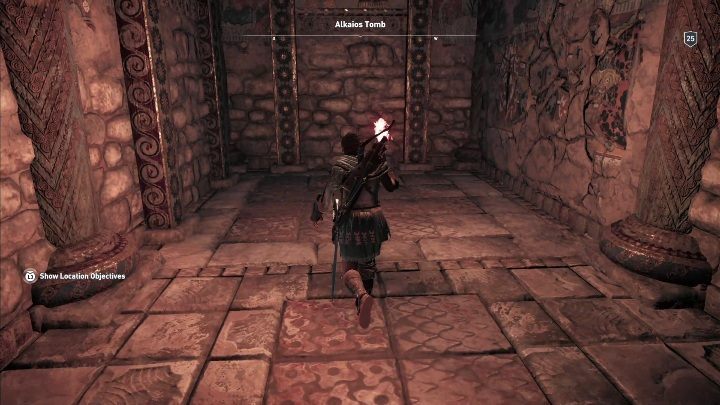 Walkthrough: Enter the tomb and continue along the path - Paros - Tombs in Assassins Creed Odyssey Game - Tombs - Assassins Creed Odyssey Guide