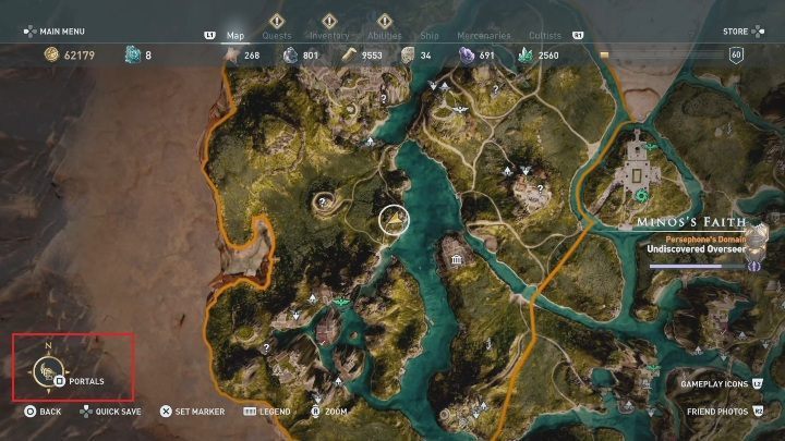 To avoid searching for the portals, the authors have prepared an easier option - How to switch between the worlds in Fate of Atlantis DLC? - FAQ - Assassins Creed Odyssey Guide