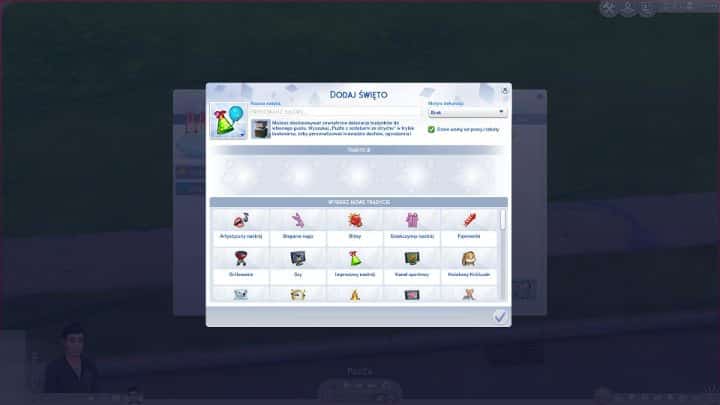 In this mode you can choose its name, determine if it is a day off and choose a decoration theme - Calendar in the The Sims 4 Seasons expansion DLC - The Sims 4: Seasons Guide - The Sims 4 Game Guide
