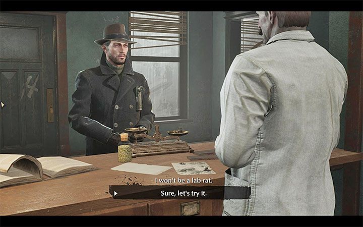 During the conversation with the doctor in the reception, you can agree to participate in the treatment - List of trophies in The Sinking City - Trophy guide - The Sinking City Guide