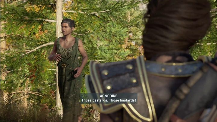 After the prisoners are released go to Agnoike and talk to her - Daughters of Lalaia - Side Quests in Assassins Creed Odyssey - Side Quests - Assassins Creed Odyssey Guide
