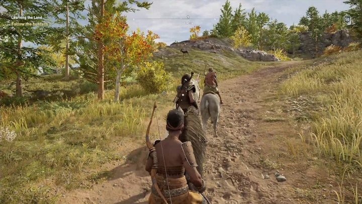 The mission objective is to hunt together with two representatives of the village - Daughters of Lalaia - Side Quests in Assassins Creed Odyssey - Side Quests - Assassins Creed Odyssey Guide