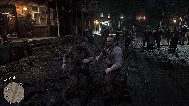 The second part of the mission takes place outside the saloon - your 