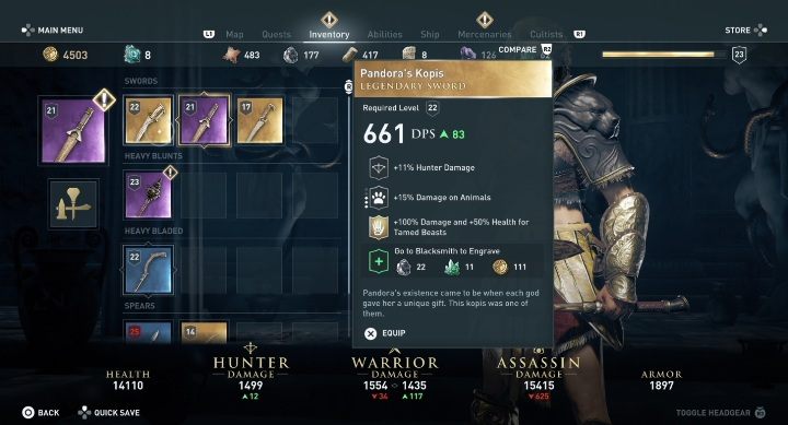 You receive 8700 experience points for completing this quest - The Nemean Lion (Argolis) - Hunting for Seven Beasts in Assassins Creed Odyssey - Hunting for Seven Beasts - Assassins Creed Odyssey Guide