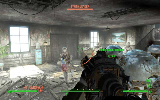 The synths will attack the facility when you will start returning to the exit - Sandy Coves Convalescent House - Salem - Sector 3 - Fallout 4 Game Guide & Walkthrough