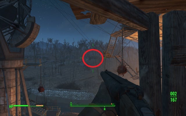 Location of the abandoned convoy - Revere Satellite Array - Salem - Sector 3 - Fallout 4 Game Guide & Walkthrough