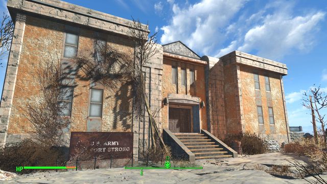 Armory - the most important building in the location. - Fort Strong - The Castle - Sector 7 - Fallout 4 Game Guide & Walkthrough