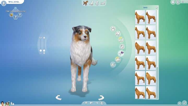The following menu lets you change the thickness and length of hair as well as coat type - Pet edition and creation in Sims 4: Cats and Dogs - Sims 4: Cats & Dogs Guide - The Sims 4 Game Guide