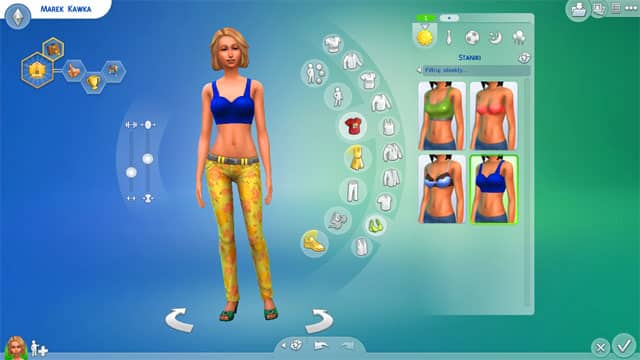 If you decide to choose your own outfit, you have a multitude of possibilities - Clothes | Creating a Sim - Creating a Sim - The Sims 4 Game Guide