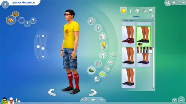 The last element are the shoes - Clothes | Creating a Sim - Creating a Sim - The Sims 4 Game Guide