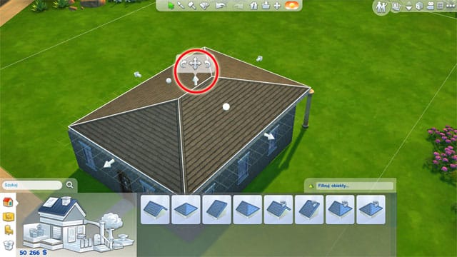 You can also change its height, using the middle arrow - Building a house | The house - The house - The Sims 4 Game Guide