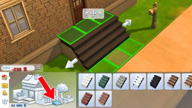 Note that implementing foundation necessitates creating stairs to every entrance, as the floor level has been raised - Expanding a house | The house - The house - The Sims 4 Game Guide