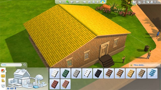 If that is not enough for you, or you just want to build your house upwards instead of sideways, you can build another (and then yet another) floor - Expanding a house | The house - The house - The Sims 4 Game Guide