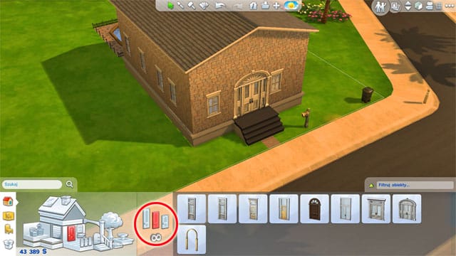 Increasing walls height opens access to taller doors - Expanding a house | The house - The house - The Sims 4 Game Guide