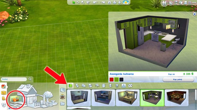 If you do not feel like finishing or furnishing your house on your own, you can use yet another tool - custom rooms - Expanding a house | The house - The house - The Sims 4 Game Guide