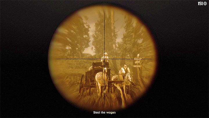 The wagon will appear on the swamp north from Saint Denis - The Mercies of 