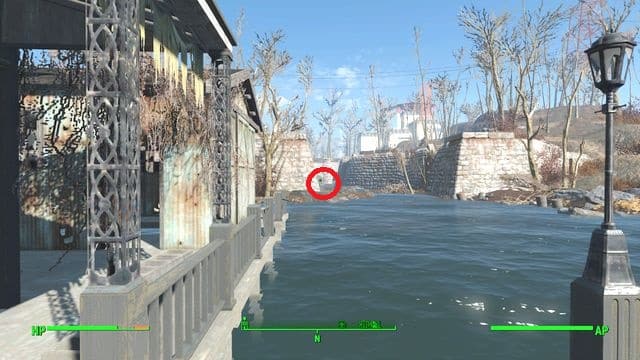 This is a very small location that consists of a single house - Taffington Boathouse - Malden - Sector 2 - Fallout 4 Game Guide & Walkthrough