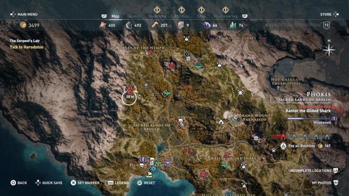 Location: Sacred Lands of Apollo, Phokis - Kalydonian Boar (Phokis) - Hunting for Seven Beasts in Assassins Creed Odyssey - Hunting for Seven Beasts - Assassins Creed Odyssey Guide