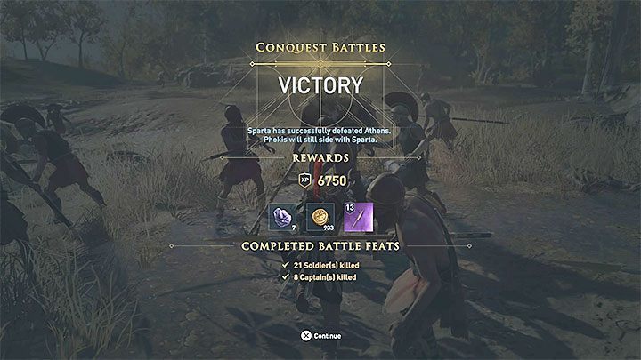 The battle is easier if you join the defending party - Hero for Hire - Assassins Creed Odyssey Trophy guide - Trophy Guide - Assassins Creed Odyssey Guide