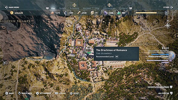 Starting location: Talk to Makar and Lelex in the Olympic village - Side Quests on Elis in Assassins Creed Odyssey - Side Quests - Assassins Creed Odyssey Guide