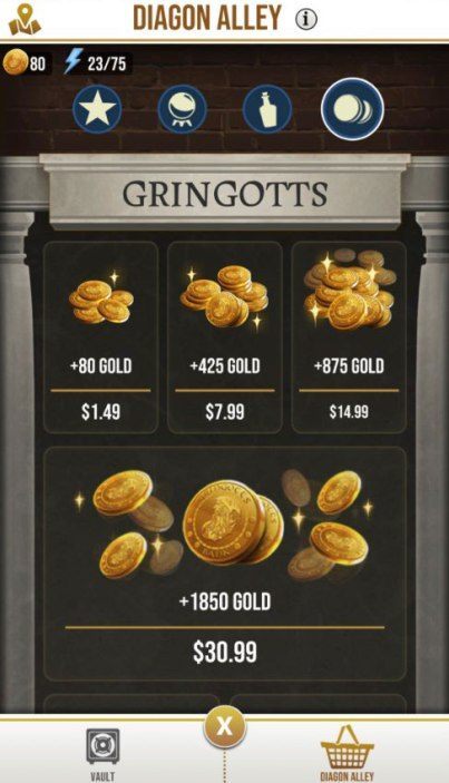 The game has a virtual currency that can be obtained by buying it for real cash - Micropayments in Harry Potter Wizards Unite - Appendix - Harry Potter Wizards Unite Guide