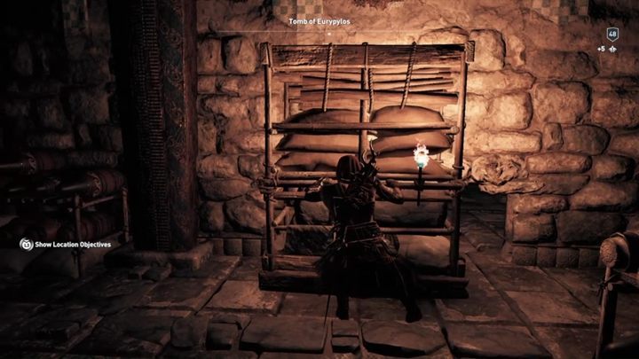 Open the chest and move forward - Achaia - Tombs in Assassins Creed Odyssey - Tombs - Assassins Creed Odyssey Guide
