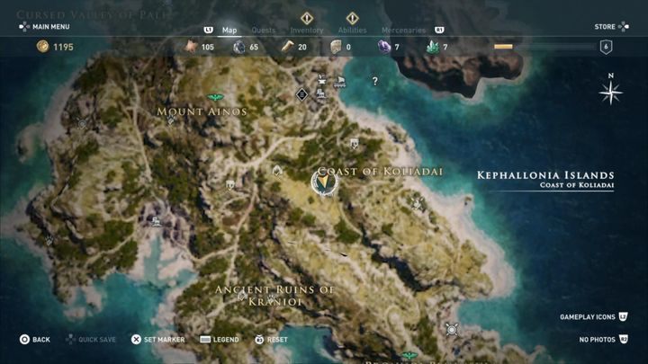 6 - Kephallonia Islands - Ainigmata Ostraka in Assassins Creed Odyssey Game - Ainigmata Ostraka - Assassins Creed Odyssey Guide
