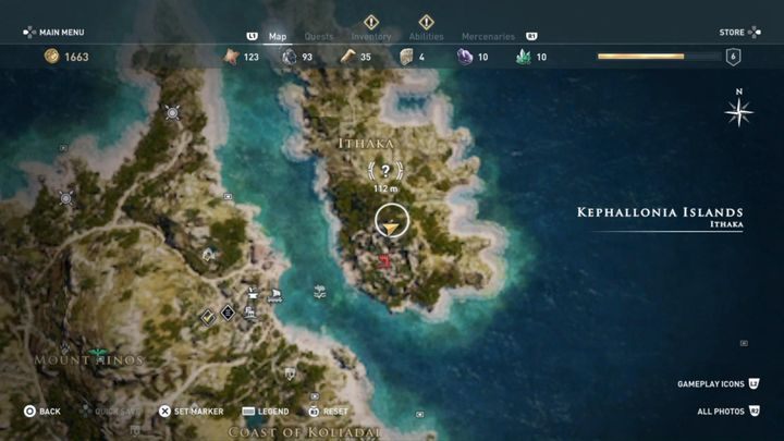 7 - Kephallonia Islands - Ainigmata Ostraka in Assassins Creed Odyssey Game - Ainigmata Ostraka - Assassins Creed Odyssey Guide