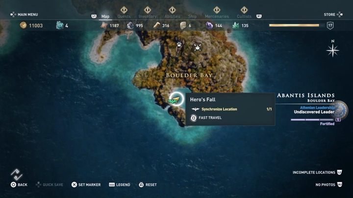 4 - Abantis Islands - Ainigmata Ostraka in Assassins Creed Odyssey Game - Ainigmata Ostraka - Assassins Creed Odyssey Guide