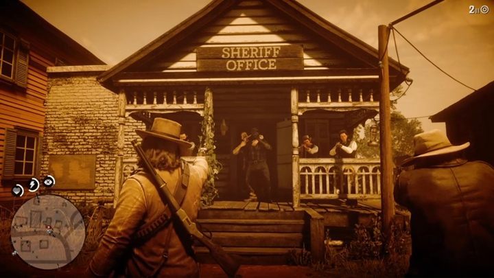 Bill is at the sheriffs office - A Short Walk in a Pretty Town - Red Dead 