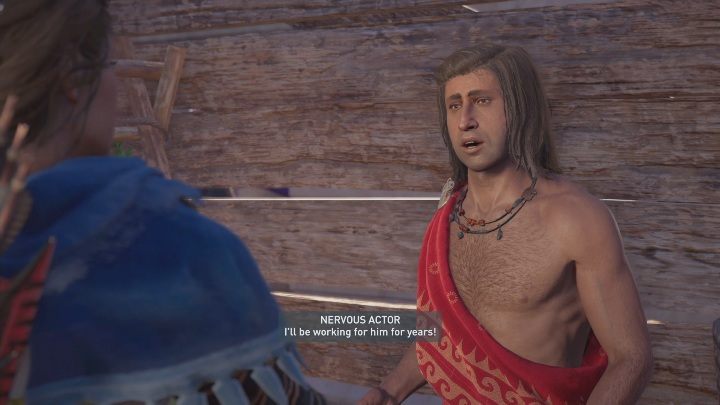 Your next task is to find actors - The Show Must Go On - Side Quests in Assassins Creed Odyssey - Free DLC Side Quests - Assassins Creed Odyssey Guide