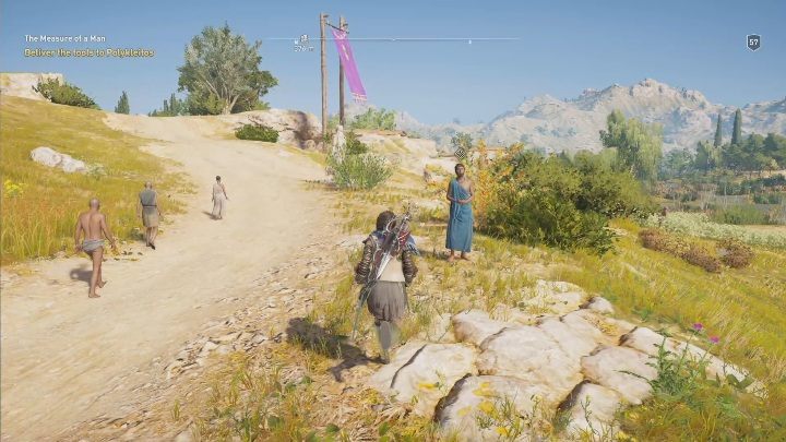 Youll visit a farm accompanied by the man - The Image of Faith - Side Quests in Assassins Creed Odyssey - Free DLC Side Quests - Assassins Creed Odyssey Guide