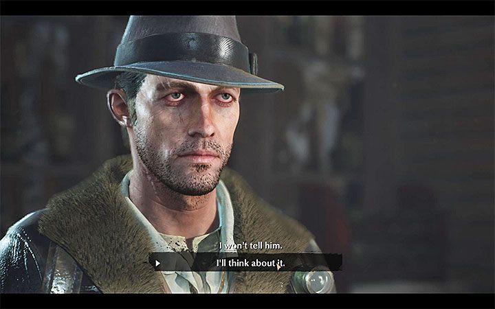 At the entrance to the bar you can meet with a fortune teller and pay her 1 bullet for Fortune tellers Prophecy - Frosty Welcome | The Sinking City walkthrough - Main cases - The Sinking City Guide
