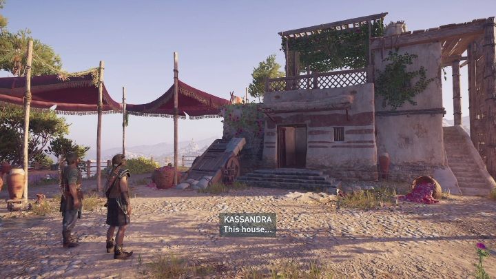 You have to go with Darius descendant to their old home - Calm Before the Storm | Assassins Creed Odyssey Walkthrough - Episode 2 - Shadow Heritage - Assassins Creed Odyssey Guide