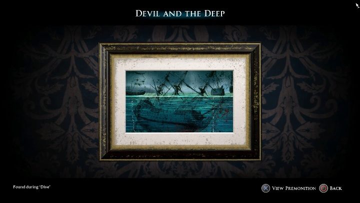 You will find this painting in the chapter titled Dive - Paintings | The Dark Pictures Man of Medan Guide - Secrets - The Dark Pictures Man of Medan Guide