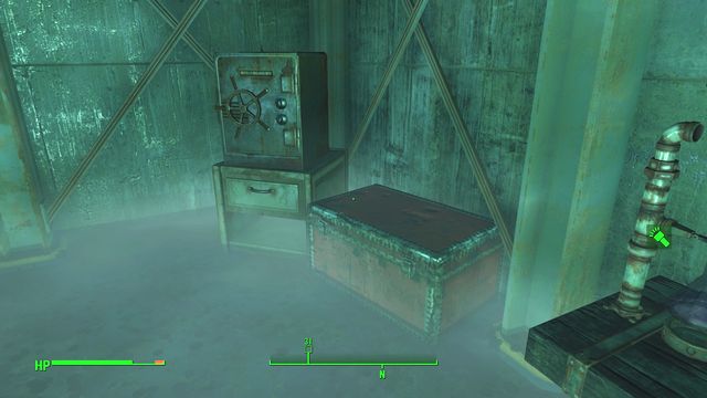 Just after entering the building in the room on the right side you will find a terminal that open the door leading to the southeastern part of the complex - Poseidon Energy (The Glowing Sea) - The Glowing Sea - Sector 8 - Fallout 4 Game Guide & Walkthrough