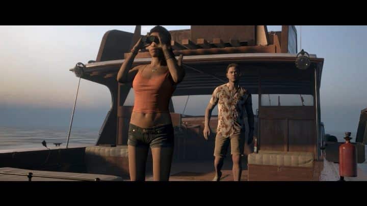 However, when you approach the binoculars, you will notice an incoming boat - Wreck | The Dark Pictures Man of Medan Walkthrough - Walkthrough - The Dark Pictures Man of Medan Guide