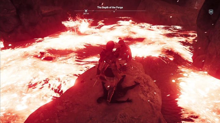 Riddle solution: Go to the Ancient Forge of Hephaistos, located inside a volcano - Ainigmata Ostraka in Argolis in Assassins Creed Odyssey Game - Ainigmata Ostraka - Assassins Creed Odyssey Guide