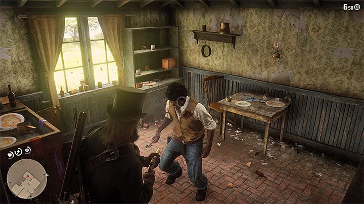 Follow the drunk man to the main building of the homestead - Money 