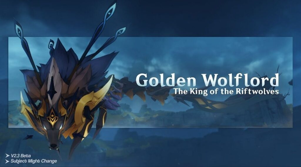 Genshin Impact Golden Wolflord