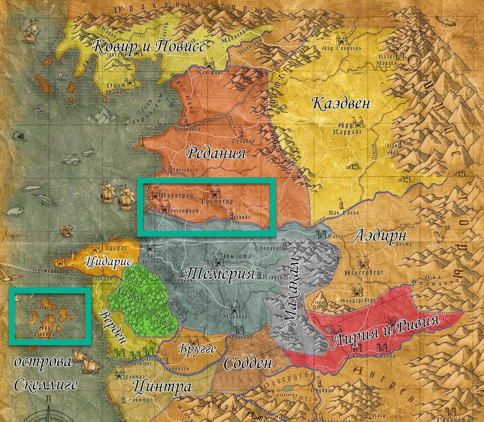 Карта Ведьмака | Как пользоваться интерактивной картой The Witcher 3