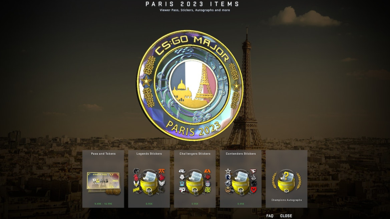 Valve выпустила стикеры к BLAST.tv Paris Major
